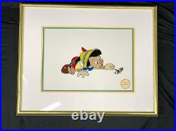 Walt Disney Pinocchio Framed Limited Edition Serigraph Cel