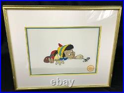 Walt Disney Pinocchio Framed Limited Edition Serigraph Cel