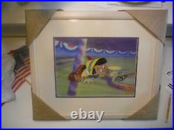 Walt Disney Pinocchio Limited Edition Serigraph Cel Framed Excellent Unhung