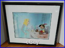 Walt Disney Pinocchio The Gift of Life Animation Art Sericel Framed Ltd Ed
