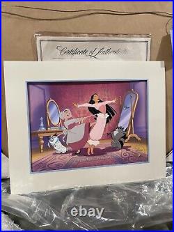 Walt Disney Pocahontas Woodland Friends Ltd Ed Sericel New Orig Box