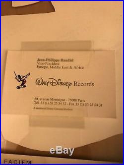 Walt Disney Records POCAHONTAS GOLD + PLATINUM CD Framed Display