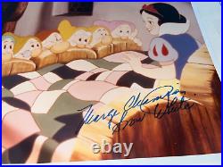 Walt Disney SNOW WHITE and 7 Dwarfs MARGE CHAMPION Hand Signed Cel Framed COA