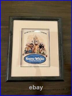 Walt Disney Snow White 65th Anniversary Framed Pin Set LE/3600 Rare not sealed
