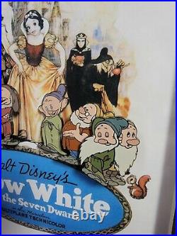 Walt Disney Snow White 65th Anniversary Framed Pin Set Limited Edition 3600
