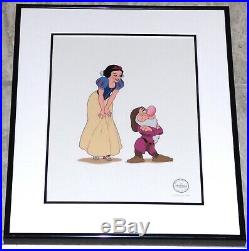 Walt Disney Snow White And The Seven Dwarfs Grumpy Framed Le Sericel