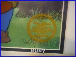 Walt Disney Snow White & Dwarfs Limited Edition Serigraph Cel Framed Excellent