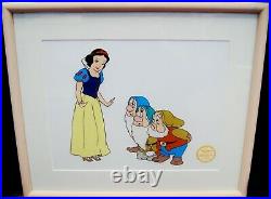 Walt Disney Snow White & The Seven Dwarfs Limited Edition Animation Cel 15x18