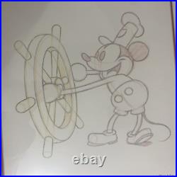 Walt Disney Steamboat Willie 1928 Animated Animation Framed Reproduction