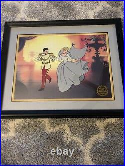 Walt Disney Store Framed Cinderella Sericel