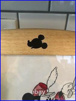 Walt Disney Studios Conductor Music Mickey Mouse Animator Sketch Signed Framed