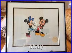 Walt Disney Studios Mickey's Surprise Party sericel Matted Frame withCOA
