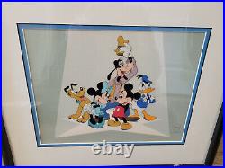 Walt Disney THE FABULOUS FIVE Limited Edition Sericel Framed Matted with COA
