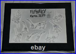 Walt Disney The Jungle Book 1967 Framed Original Model Sheet Flunkey King Louie