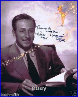 Walt Disney Tinker bell Dreams Do Come True Hand Signed Margaret Kerry NEW