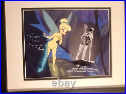 Walt Disney Tinker bell Hand Signed Margaret Kerry double image