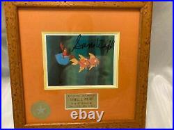 Walt Disney Vintage The Little Mermaid Sebastian Signed Framed Photo