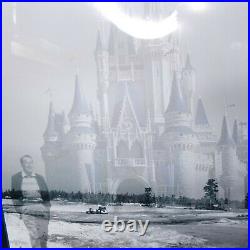 Walt Disney Vision Magic Kingdom Castle Poster Mickey Mouse Frame Estate Find
