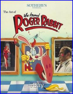 Walt Disney Who Framed Roger Rabbit Production Cel from Sotheby's 1989 Auction