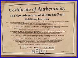 Walt Disney Winnie The Pooh Original Production Animation Cel Framed-large