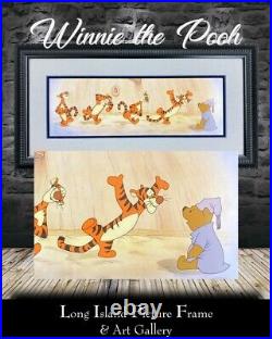 Walt Disney Winnie the Pooh Pouncy Trouncy Tigger Animation Cel Custom Framed