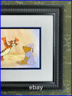 Walt Disney Winnie the Pooh Pouncy Trouncy Tigger Animation Cel Custom Framed