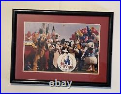 Walt Disney World 15th anniversary Corporate Distributed framed photo