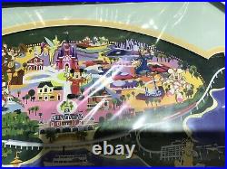 Walt Disney World 1971 Framed Pin Set Garret Webb Artist Open Edition