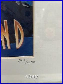 Walt Disney World 2000 Tomorrowland Framed Pin Set LE #261/1500 Mickey Goofy