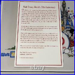 Walt Disney World 20th Anniversary 20 Magical Years Framed Art Edition 2500
