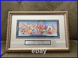 Walt Disney World 25th Anniversary Framed Commemorative Ticket withPen