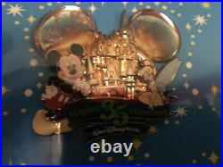 Walt Disney World 35 Magical Milestones Framed Pin Set 20908