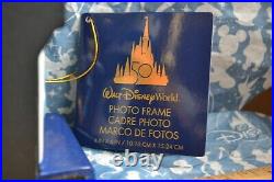 Walt Disney World 50th Anniversary Castle Photo Frame Mickey & Minnie NWT