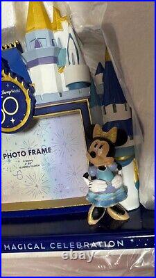 Walt Disney World 50th Anniversary Castle Photo Frame & Tray Set NEW Japan
