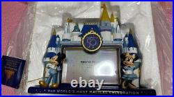 Walt Disney World 50th Anniversary Castle Photo Frame & tray set New From Japan