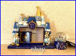 Walt Disney World 50th Anniversary Photo Frame & Snow globe set