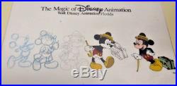 Walt Disney World Art of Animation Cel Traveling Mickey Professionally Framed