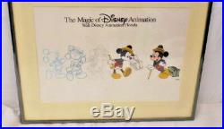 Walt Disney World Art of Animation Cel Traveling Mickey Professionally Framed