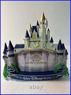 Walt Disney World Castle Tinkerbell Picture Frame 4x6 Photo Brand New