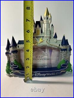 Walt Disney World Castle Tinkerbell Picture Frame 4x6 Photo Brand New