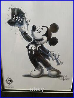 Walt Disney World Club 33 Framed Print With Artist Signature From 2021 Read Desc
