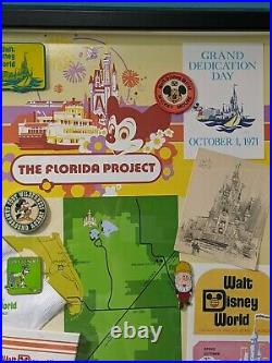 Walt Disney World Florida Project Framed Pin Set & Collage