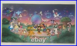 Walt Disney World Framed 2000 LE Framed Pin Set 223/1500 with Original Box