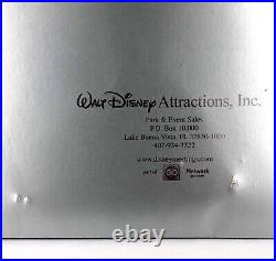 Walt Disney World Framed Millennium 2000 Limited Edition Pin Set Folder Card