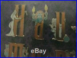 Walt Disney World Framed Pin Set, Haunted Mansion, NIP