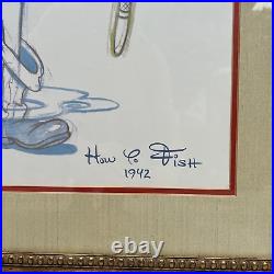 Walt Disney World Goofy How To Fish 1942 Short Framed Art Print Resort Park Prop