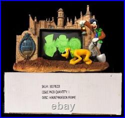 Walt Disney World Haunted Mansion Photo Picture Frame Goofy & Pluto New In Box