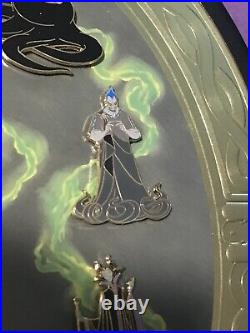 Walt Disney World Mirror Mirror Villains Framed Pin Set