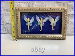 Walt Disney World Report Tinker Bell An Elegant Pixie 3 Pin Framed Set Rare HTF
