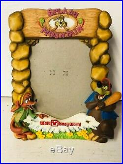Walt Disney World Splash Mountain Brer Rabbit/Bear/Fox 3D Picture Frame & Pin